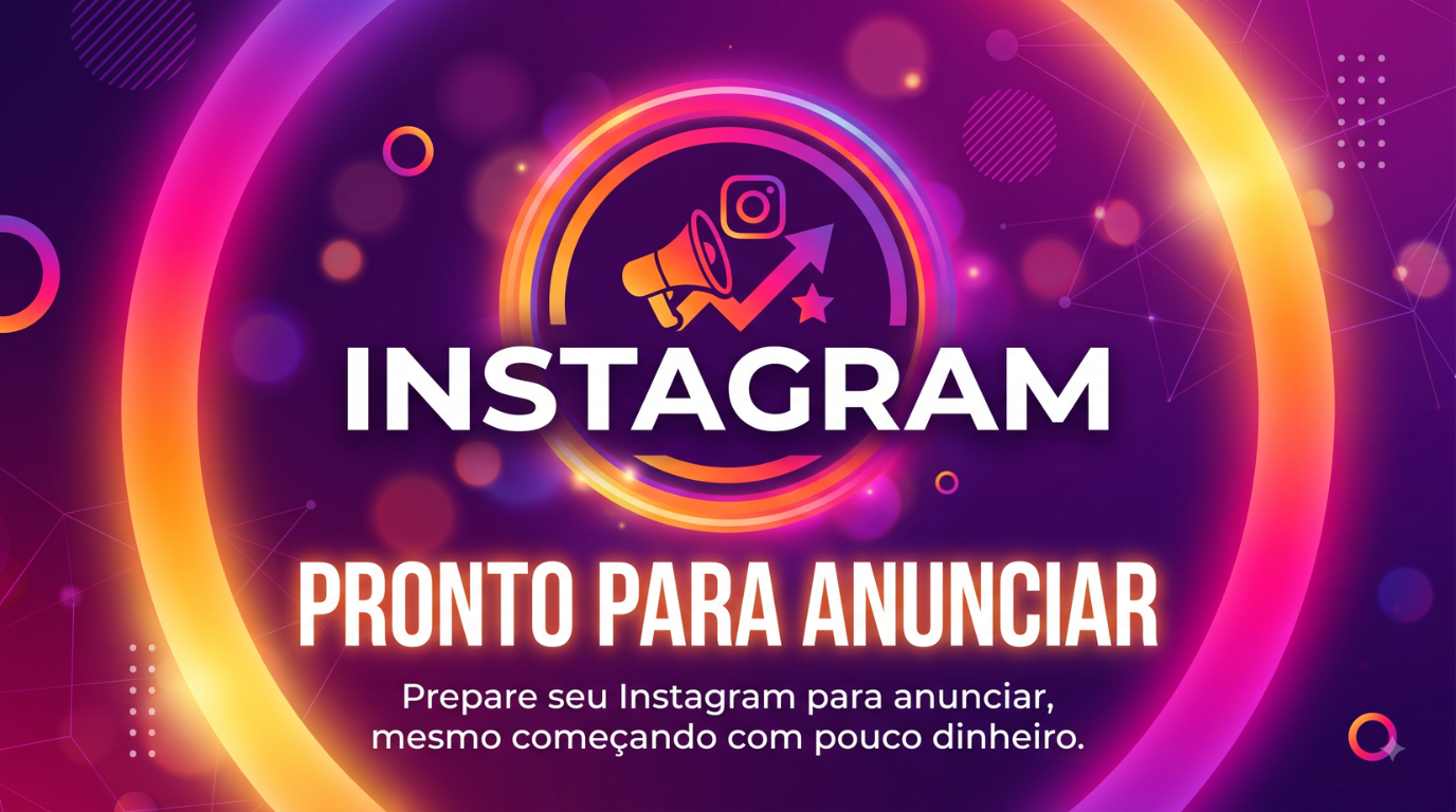 Capa do Livro Instagram Pronto para Anunciar